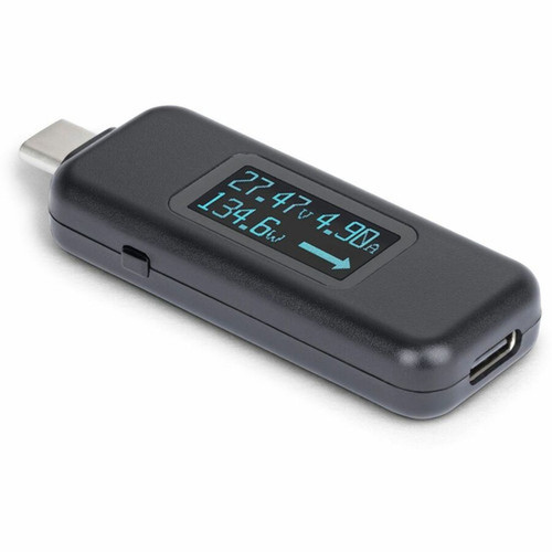 StarTechcom USB-C Power Tester Bi-Directional VoltageCurrent Multimeter 240W PD EPR Digital OLED Portable USB-C CablePort Power USBC-PWRTESTER