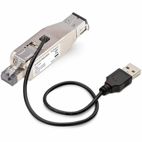 StarTechcom Gigabit Fiber to RJ45 Ethernet Media Converter Dongle USB Powered SMFMMF SingleMultimode Optical Fiber Metal - USB D01ML55U-FIBER-MEDIA