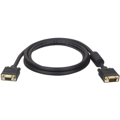 Tripp Lite 10ft VGA Coax Monitor Extension Cable with RGB High Resolution HD15 MF 10 - HD-15 Male - HD-15 Female - 305m P500-010