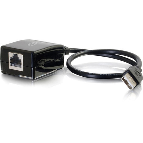 C2G USB Over Cat5Cat6 Dongle Transmitter - USB A Extender - Up to 150ft - 150 ft 45720 mm Extended Range 29348