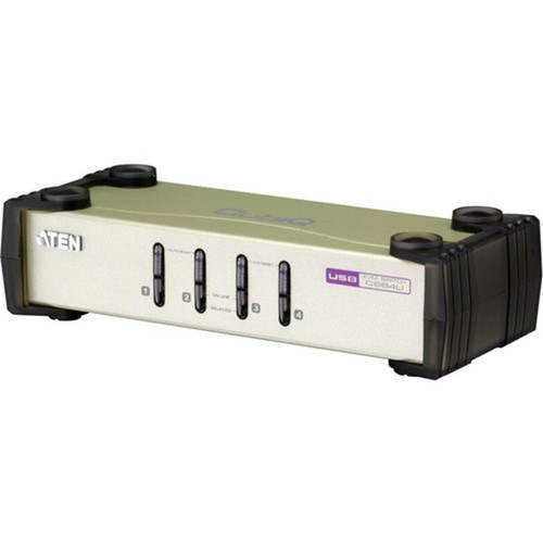 ATEN CubiQ KVM Switch - 4 Computers - QXGA - 2048 x 1536 - 2 x PS2 Port - 2 x USB1 x VGA CS84U