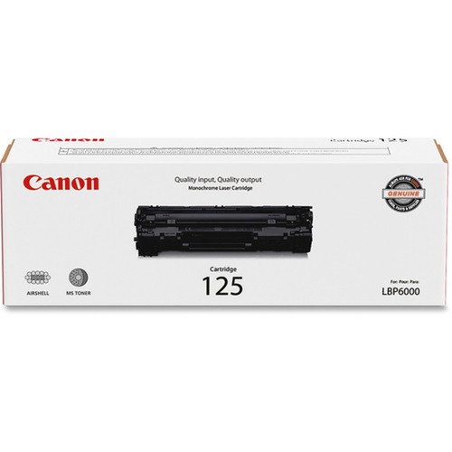 Canon No 125 Original Toner Cartridge - Laser - 1600 Pages - Black - 1 Pack 3484B001