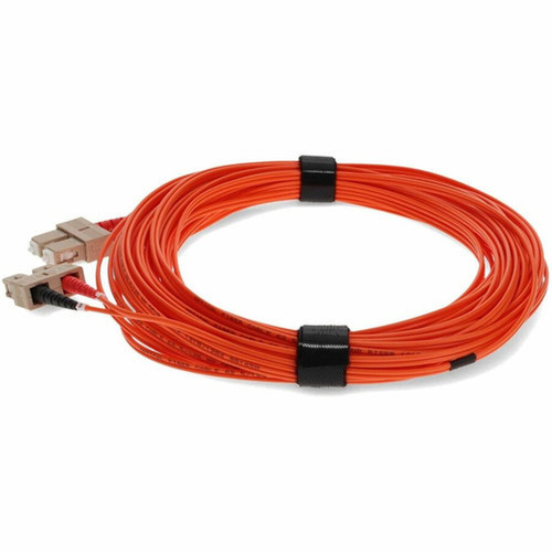 AddOn 20m Multi-Mode fiber MMF Duplex SCSC OM1 Orange Patch Cable - 656 ft Fiber Optic Network Cable for Network Device - First 2 ADD-SC-SC-20M6MMF