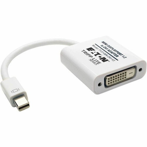 Tripp Lite 6in Mini DisplayPort to DVI Adapter Active Converter mDP to DVI MF DPort 12 6 - 6 DisplayPortDVI AV Cable for - First P137-06N-DVI-V2