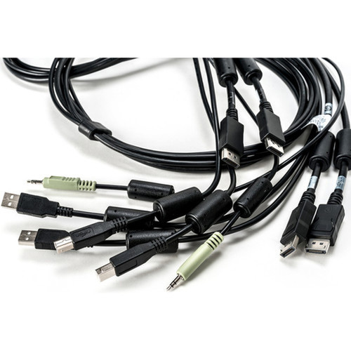 Vertiv Cybex SC800SC900 6 feet All-in-One KVM Cable  Dual Head  4K UHD  DisplayPort-to-DisplayPort CBL0108 - 6 ft KVM Cable for CBL0108