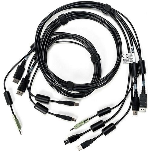 Vertiv Cybex SC800SC900 6 feet All-in-One KVM Cable  Dual Head  4K UHD  DisplayPort-to-DisplayPort CBL0108 - 6 ft KVM Cable for CBL0108