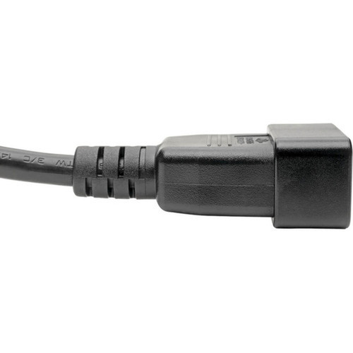 Tripp Lite 3ft Power Cord Extension Cable C19 to C20 Heavy Duty 15A 14AWG 3 - For Server Router Switch PDU UPS - 230 V AC  15 A P036-003-15A