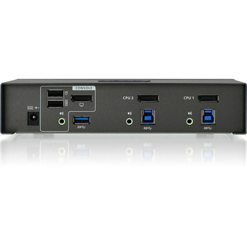IOGEAR 2-Port DisplayPort KVMP Switch with USB 30 Hub TAA Compliant - 2 Computers - 1 Local Users - 3840 x 2160 - 6 x USB - - 3 GCS1902