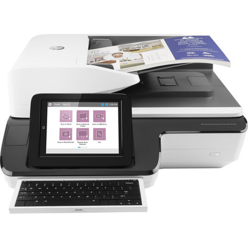 HP Scanjet Flow N9120 fn2 Sheetfed Scanner - 600 dpi Optical - 24-bit Color - 8-bit Grayscale - 120 ppm Mono - 120 ppm Color - - L2763ABGJ