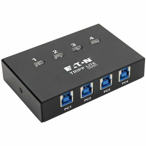 Tripp Lite by Eaton 4-Port USB 30 Peripheral Sharing Switch - SuperSpeed - USB - External - 4 USB Ports - 4 USB 30 Ports U359-004