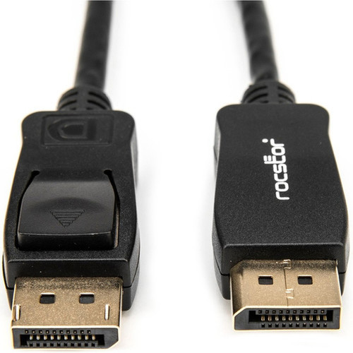 Rocstor 10ft DisplayPort 12 Cable MM - DP 4k - 10 ft DisplayPort AV Cable for Monitor AudioVideo Device - First End DisplayPort Y10C236-B1