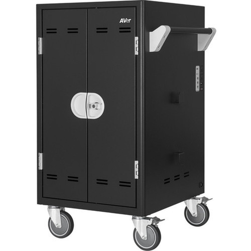 AVer AVerCharge X30i 30 Device Intelligent Charging Cart - 4 Casters - 5 127 mm Caster Size - Steel Plastic - 251 Width x 251 CHRGEX30i