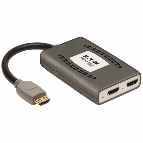 Tripp Lite by Eaton B118-002-HDR-V2 2-Port HDMI 20 Splitter with Multi-Resolution Support - 4096 x 2160 - 15 ft 4572 mm Maximum - 1 B118-002-HDR-V2