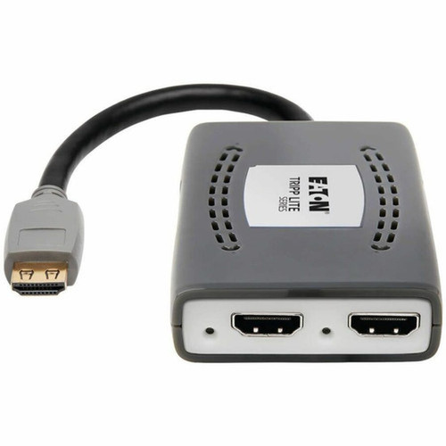 Tripp Lite by Eaton B118-002-HDR-V2 2-Port HDMI 20 Splitter with Multi-Resolution Support - 4096 x 2160 - 15 ft 4572 mm Maximum - 1 B118-002-HDR-V2