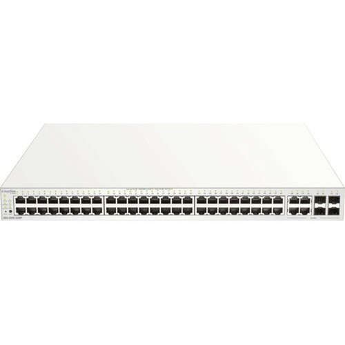 D-Link 52-Port Nuclias Cloud-Managed PoE Switch - 52 Ports - Manageable - 2 Layer Supported - Modular - 4 SFP Slots - Optical Fiber - DBS-2000-52MP