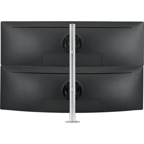 Atdec AWM dual stack heavy monitor desk mount - Flat and Curved up to 49in - VESA 75x75 100x100 - Tool-free adjustable monitor tilt AWMS-2-LTH75-H-S