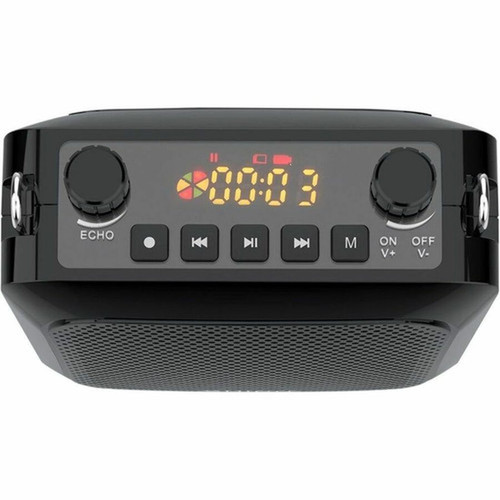 Hamilton Buhl Amp-Up Public Address System - 25 W Amplifier - Wireless Microphone - Battery - Built-in Amplifier - Bluetooth - USB - PA-25W