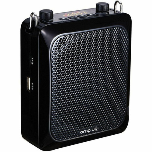 Hamilton Buhl Amp-Up Public Address System - 25 W Amplifier - Wireless Microphone - Battery - Built-in Amplifier - Bluetooth - USB - PA-25W