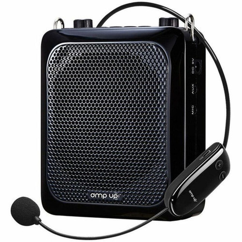 Hamilton Buhl Amp-Up Public Address System - 25 W Amplifier - Wireless Microphone - Battery - Built-in Amplifier - Bluetooth - USB - PA-25W