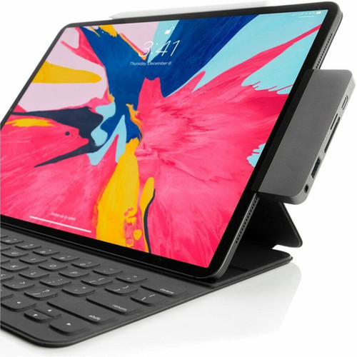 Hyper 6-in-1 USB-C Hub for iPad ProAir - Silver - for NotebookTablet PC - 60 W - USB Type C - 3 x USB Ports - USB Type-C - HDMI - In HD319B-SILVER