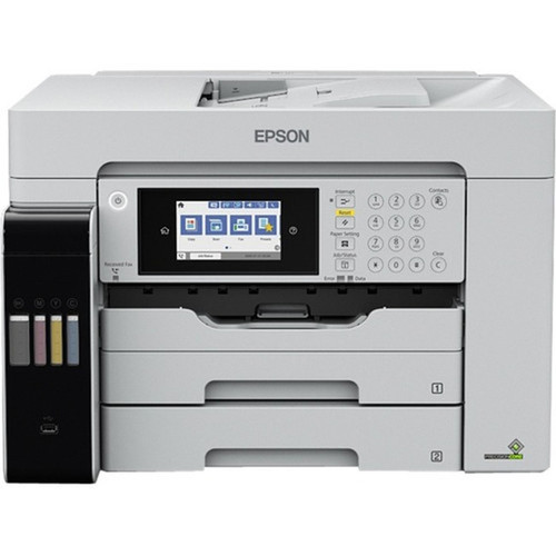 Epson WorkForce ST-C8000 Wireless Inkjet Multifunction Printer - Color - 25 ppm Mono25 ppm Color Print - Fast Ethernet Ethernet - LAN C11CH71202