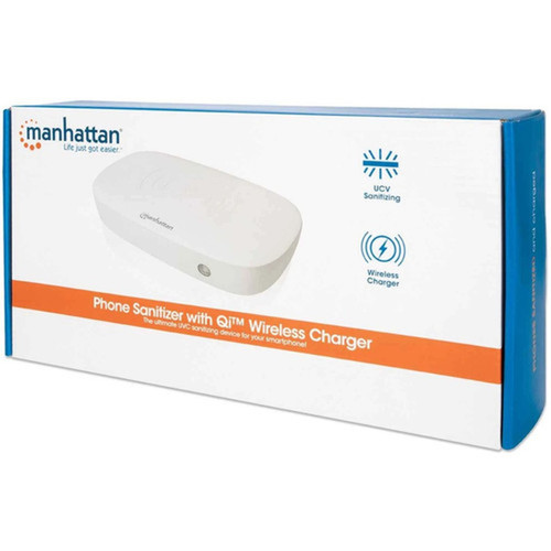 Manhattan Phone Sanitizer With Qi Wireless Charger - Input connectors USB 102407