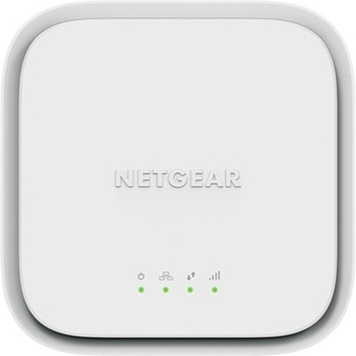Netgear LM1200 1 SIM Cellular Ethernet ModemWireless Router - 4G - LTE UMTS DC-HSPA - 1 x Network Port - 1 x Broadband Port - USB LM1200-100NAS