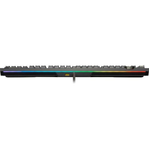 Corsair K100 Gaming Keyboard - Cable Connectivity - USB 30 Type A USB 31 Type A Interface - 110 Key Macro Windows Lock Key Volume CH-912A01A-NA