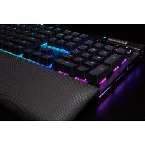 Corsair K100 Gaming Keyboard - Cable Connectivity - USB 30 Type A USB 31 Type A Interface - 110 Key Macro Windows Lock Key Volume CH-912A01A-NA