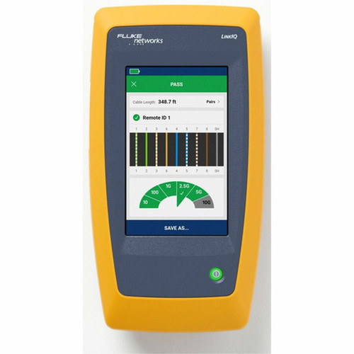 Fluke Networks LinkIQ Industrial Ethernet CableNetwork Tester - Cable Testing Network Testing Wiremap Open Circuit Testing Short LIQ-100-IE