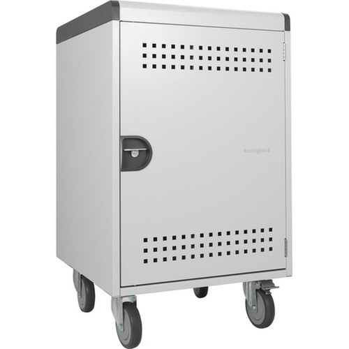 Kensington AC30 30-Bay Security Charging Cabinet - Push Handle Handle - 4 Casters - 5 127 mm Caster Size - For 30 Devices K62323NA