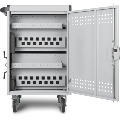 Kensington AC30 30-Bay Security Charging Cabinet - Push Handle Handle - 4 Casters - 5 127 mm Caster Size - For 30 Devices K62323NA