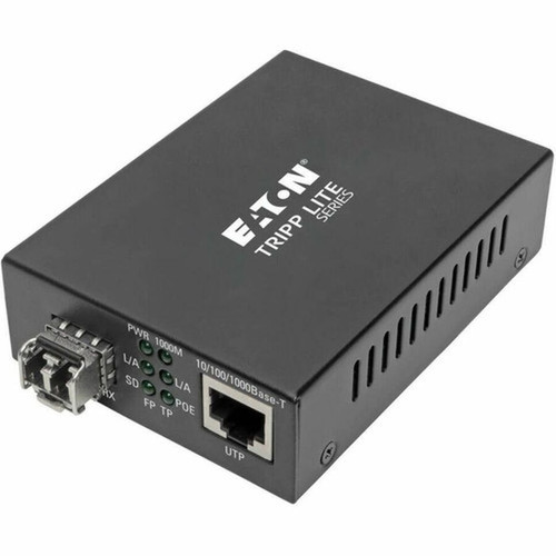Tripp Lite by Eaton N785-INT-PLCMM1 TransceiverMedia Converter - 1 x Network RJ-45 - 1 x LC Ports - DuplexLC Port - Multi-mode - 0 N785-INT-PLCMM1