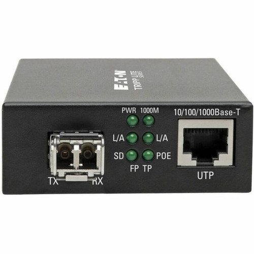 Tripp Lite by Eaton N785-INT-PLCMM1 TransceiverMedia Converter - 1 x Network RJ-45 - 1 x LC Ports - DuplexLC Port - Multi-mode - 0 N785-INT-PLCMM1