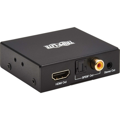 Tripp Lite by Eaton P130-000-AUDIO2 4K HDMI Audio De-EmbedderExtractor - Functions Audio De-embedding Audio Extraction - 3840 x - - P130-000-AUDIO2