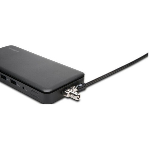 Kensington Slim NanoSaver 20 Dual Headed Lock - Keyed Lock - Carbon Steel - 59 ft - For Notebook K65023WW