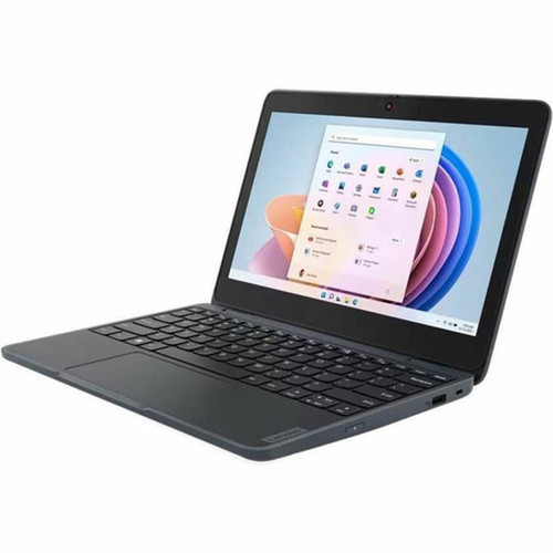 Lenovo 100 82VK0005US 116 Notebook - HD - Intel N100 - 4 GB - 128 GB SSD - Slate Gray - Intel Chip - 1366 x 768 - Windows 11 Pro - - 82VK0005US