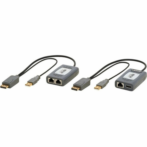 Tripp Lite by Eaton B127U-111-PDPD Video Extender TransmitterReceiver - 1 Input Device - 1 Output Device - 22999 ft 70100 mm Range B127U-111-PDPD
