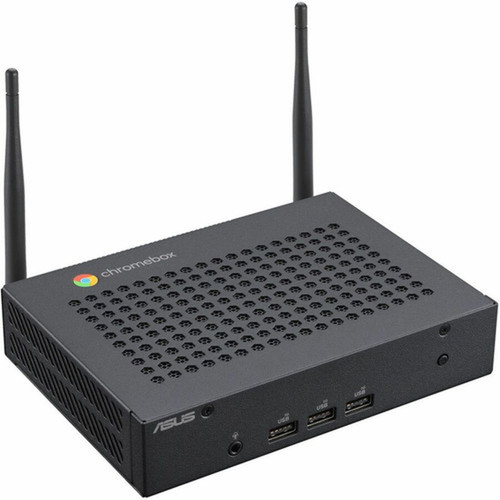 Asus Chromebox CF40-BC0001UN Chromebox - Intel Celeron N4500 - 8 GB - 64 GB Flash Memory Capacity - Mini PC - Black - Intel Chip - - - CF40-BC0001UN