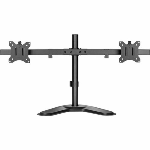 Rocstor ErgoReach Mounting Pole for Flat Panel Display - Black - LandscapePortrait - Height Adjustable - 2 Displays Supported - 17 Y10N003-B1
