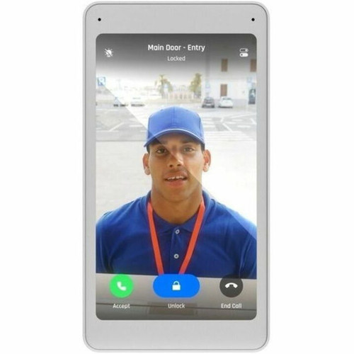 Ubiquiti Intercom Viewer - 5 TouchscreenFull-duplexPolycarbonate Glass - Indoor Video Intercom Access Control - 1 Pack UA-Intercom-Viewer