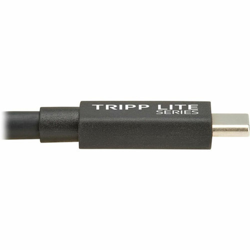 Tripp Lite by Eaton USB4 40Gbps Cable MM - USB-C 8K 60 Hz 240W PD Charging Black 12 m 4 ft - 39 ft USB4 Data Transfer Cable U521-1P2M-BK