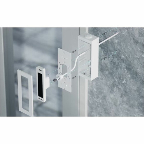 Ubiquiti Mounting Box for Card Reader Access Device Doorbell - White - VESA Mount Compatible - Polycarbonate Rubber UACC-READER-PRO-JB-W