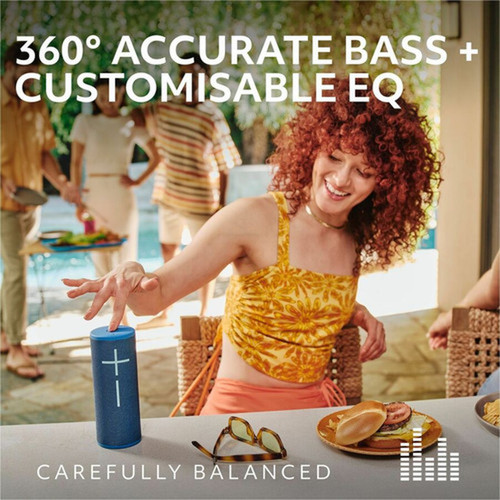 Ultimate Ears BOOM 4 Portable Bluetooth Speaker System - Active Black - Battery Rechargeable 984-001963