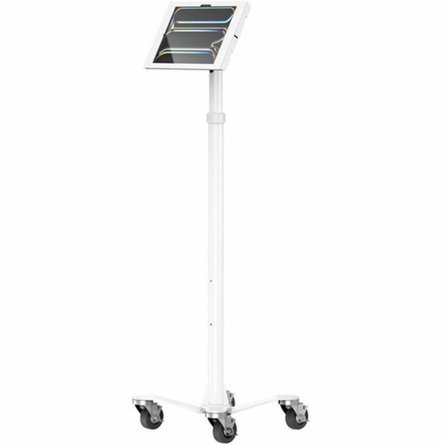 MacLocks iPad Pro M4iPad Air M2 2024 Enclosure Medical Rolling Cart - Apex Rise Freedom MCRSTDW11PAPX4W