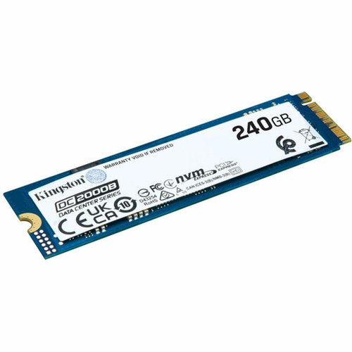 Kingston DC2000B 240 GB Solid State Drive - M2 2280 Internal - PCI Express NVMe PCI Express NVMe 40 x4 - Server Device Supported - SEDC2000BM8240G