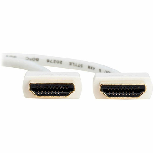 Tripp Lite series Slim P569-010-SLIM-W HDMI AV Cable - 10 ft 305 m HDMI AV Cable for AudioVideo Device Digital Signage Display P569-010-SLIM-W