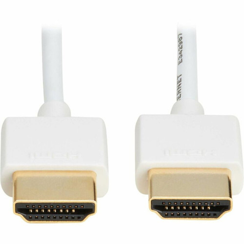Tripp Lite series Slim P569-006-SLIM-W HDMI AV Cable - 6 ft 183 m HDMI AV Cable for AudioVideo Device Digital Signage Display P569-006-SLIM-W