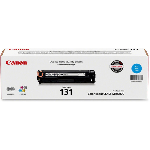 Canon 131 Original Toner Cartridge - Laser - 1500 Pages - Cyan - 1 Each (Fleet Network)