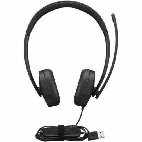 Lenovo USB-A Wired Stereo Headset Gen 2 - Stereo - USB Type A - Wired - 32 Ohm - 20 Hz - 20 kHz - On-ear Over-the-head - Binaural - - 4XD1P83425